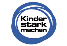 Logo der Mitmach-Initiative "Kinder stark machen" Kinder stark machen Logo