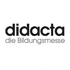 Logo der didacta mit schwarzem Schriftzug "didacta" und der Ergänzung „die Bildungsmesse“ in Grau darunter