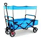 Blauer Bollerwagen 