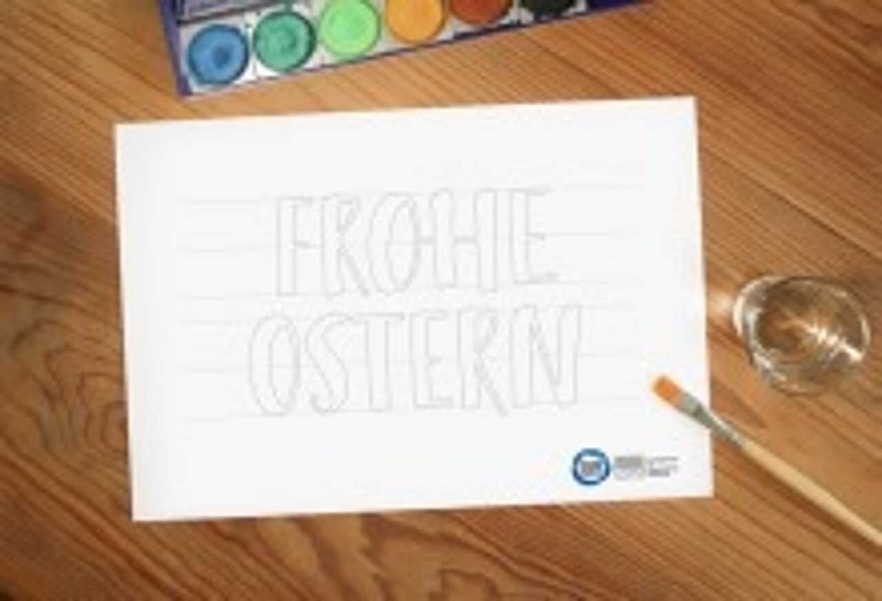 Ansicht des Bogens ohne Farbe