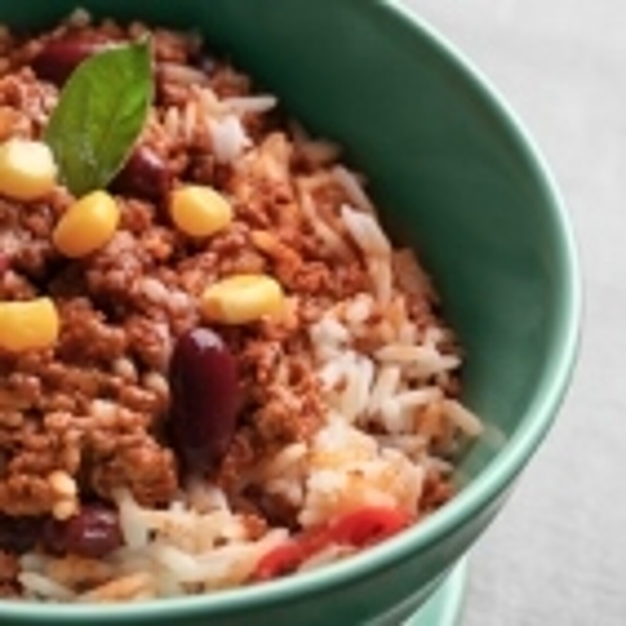 Eine Schale mit Chili con Carne