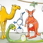 Ausgemaltes Ostereiersuchbild