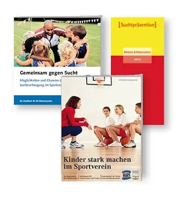 drei Broschüren der BZgA zur Suchtvorbeugung