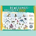 Ansicht des Deckblatts des Bewegungskalenders für 2022