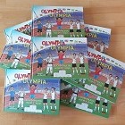 Zehn Exemplare des Buchs "Olympia träumt von Olympia" liegen auf einem Tisch