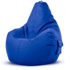 Ein blauer Sitzsack