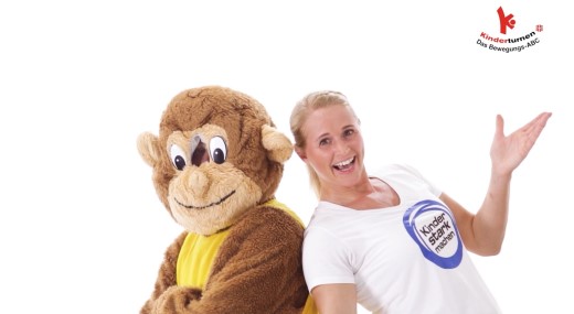 Turn-Maskottchen Taffi und Singa Gätgens