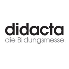 Logo der didacta mit schwarzem Schriftzug "didacta" und der Ergänzung „die Bildungsmesse“ in Grau darunter